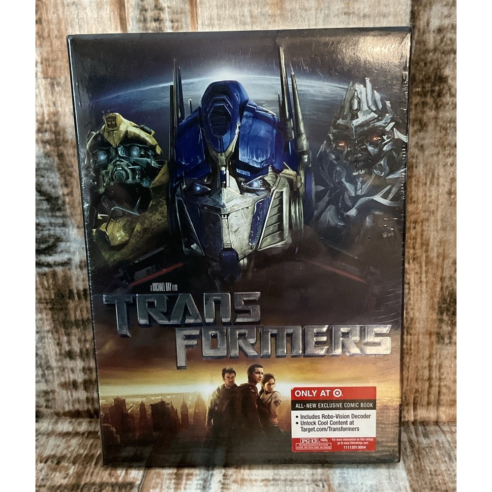 Transformers - 2007 DVD - New Sealed - With Comic Book And Toni-vision Decoder